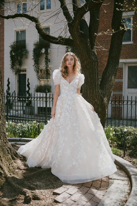 GENEVIEVE BY LAZARO IN IVORY/IVORY- STYLE 32257