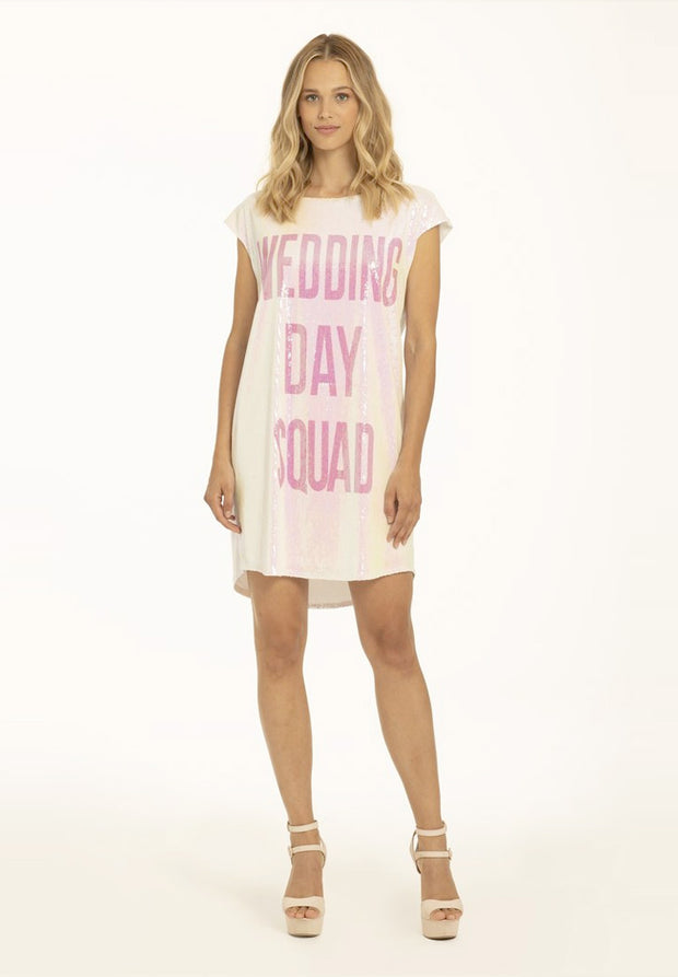 Hayley Paige Athleisure Long T-Shirt - Wedding Day Squad