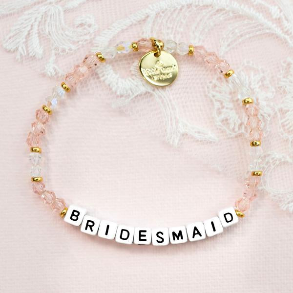 The Bride Set - Personalized Bridesmaid Bangle Bracelet - Silver – The  Stamped Jewel